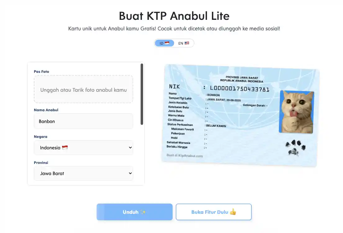 Screenshot der KTP Anabul Lite Website