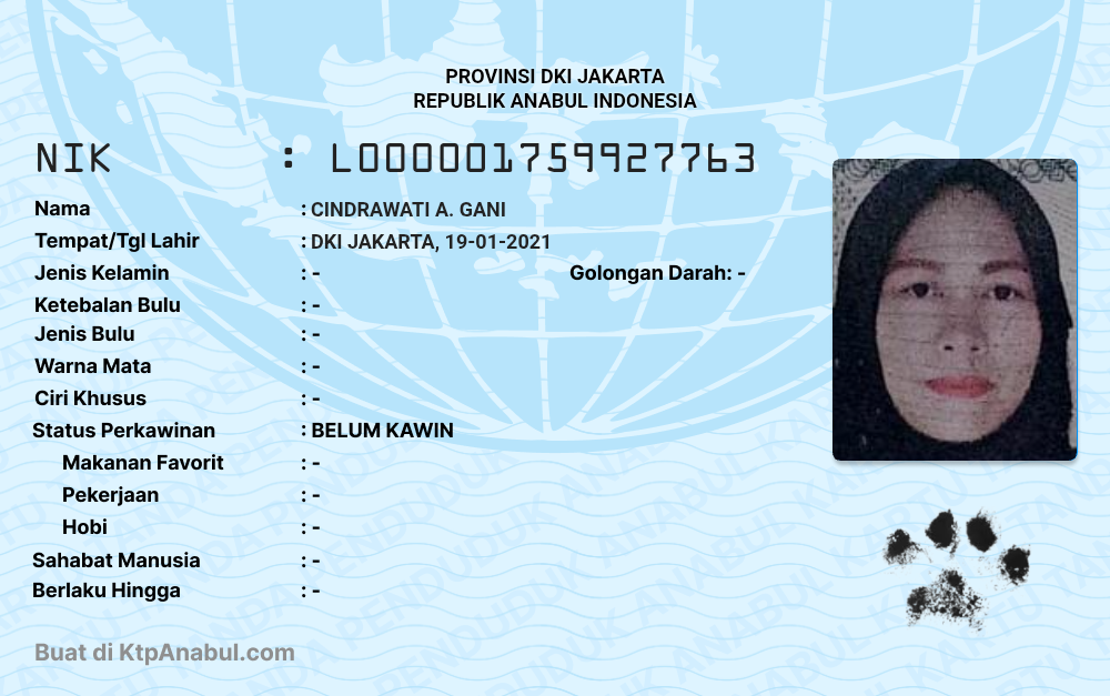 KTP Cindrawati A. Gani